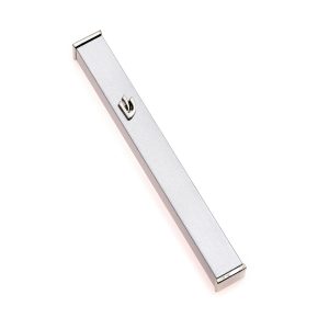 MEZUZAH SILVER ALUMINIUM NICKEL SHIN 12 CM.
