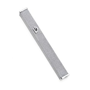 MEZUZAH SILVER GLITTER ALUMINIUM/NICKEL SHIN 12 CM.