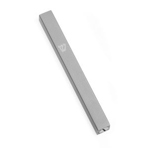 MEZUZAH GREY ALUMINIUM SILVER SHIN 12 CM.