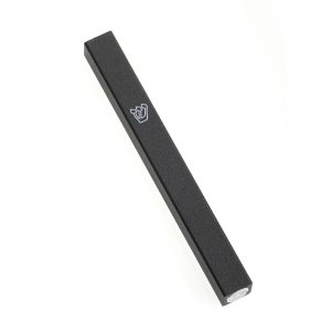 MEZUZAH DARK GREY ALUMINIUM WHITE SHIN 12 CM.