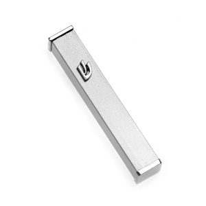 MEZUZAH SILVER ALUMINIUM NICKEL SHIN 7 CM.