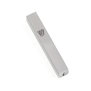 MEZUZAH SILVER ALUMINIUM 7 CM.