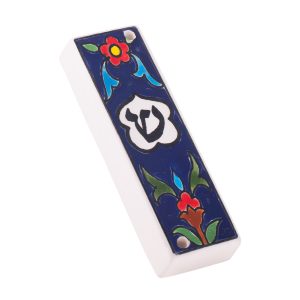 FLOWERS SHIN ARMENIAN MEZUZAH