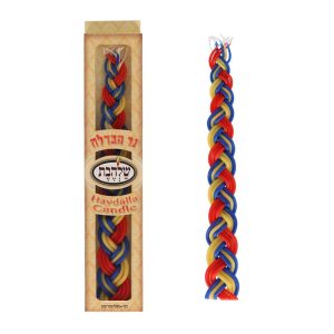 COLORFUL DECORATED HAVDALLAH CANDLE