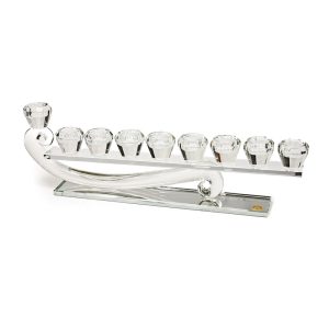 CRYSTAL "ALADIN" LINE MENORAH