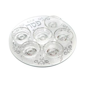GOLDEN/STONES CRYSTAL SEDER TRAY