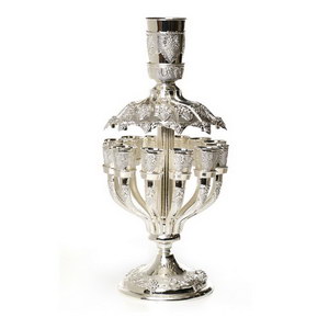 SILVER PLATED GRAPES  WINE DIVIDER/12 SMALL CUPS/TRAY 52 CM