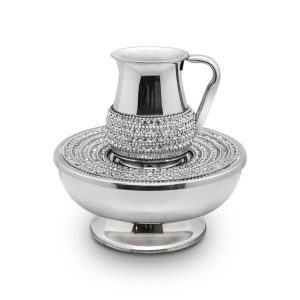 STAINLESS STEEL/SILVERED STONES MAYIM ACHRONIM