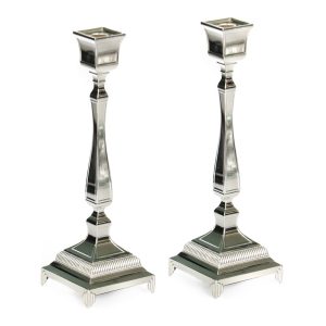 SILVER PLATED PR. CANDLESTICK 18 CM.
