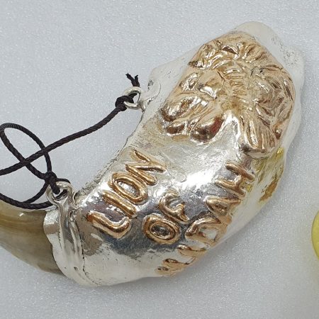 NATURAL S "LION OF JUDAH" "ANOINTING OIL" SMALL SHOFAR