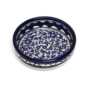 BLUE FLOWERS ARMENIAN DEEP BOWL 10 CM.