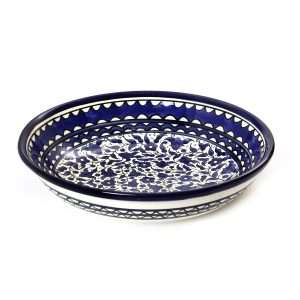 BLUE FLOWERS ARMENIAN BOWL 33 CM.