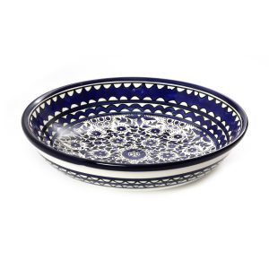 BLUE FLOWERS ARMENIAN BOWL 33 CM.