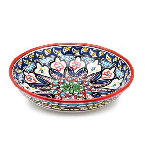 RED ARMENIAN DEEP BOWL 33 CM.