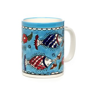 ARMENIAN LIGHT BLUE FISH CUP