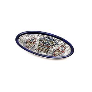 "TABCHA" ARMENIAN OVAL TRAY 16X9 CM.