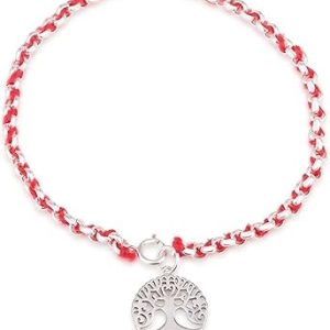 S RED STRING KABBALAH TREE OF LIFE BRACELET