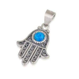 HAMSA S./OPAL PENDANT