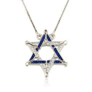 S/CRYSTAL STAR OF DAVID/BUTTERFLY REVERSIBLE NECK.