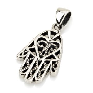 S FILIGREE HAMSA PENDANT