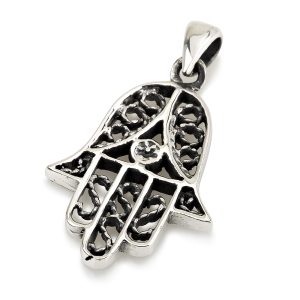 S FILIGREE HAMSA PENDANT