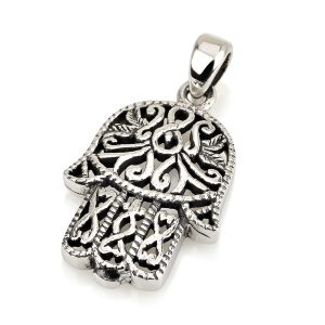 S FILIGREE HAMSA PENDANT