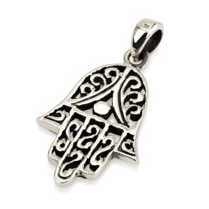 S FILIGREE HAMSA PENDANT