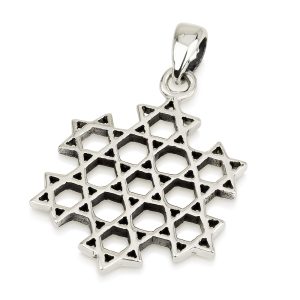 S STAR OF DAVID MULTIPLY SYMBOLS PENDANT