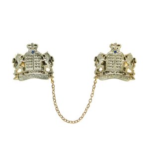 GOLD PLATED LIONS TALLIT CLIPS